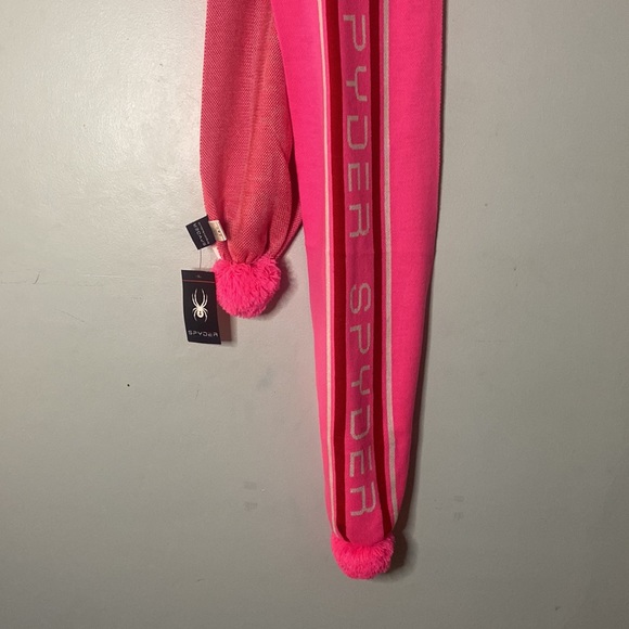 SPYDER - Women’s Scarf - Pink / Red / White - Size - OS - Picture 4 of 7